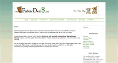 Desktop Screenshot of myfabricdeals.com